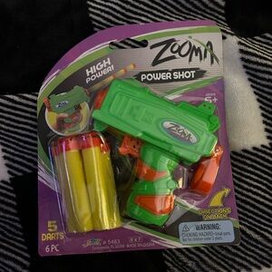 Zoom Action Blaster Green and Orange Playset